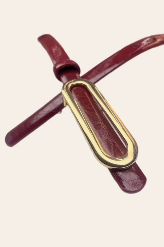 Burgundy Glow Belt