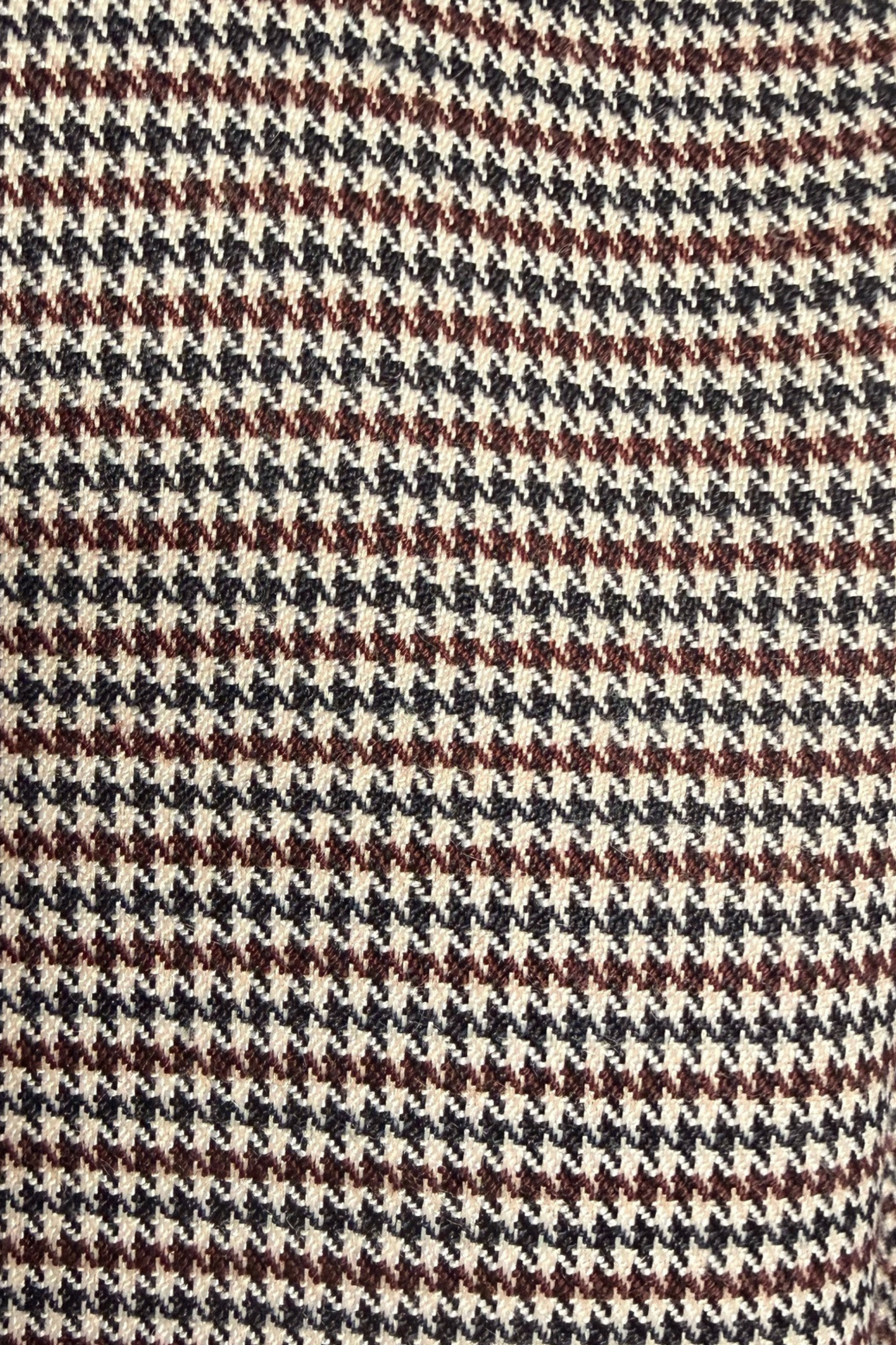 Power Blazer – Burgundy Check