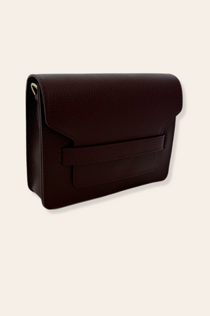 Luna City Bag – Burgundy Leather