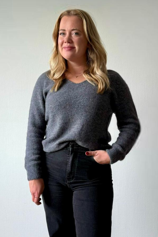 Whisper V Longsleeve - Grey