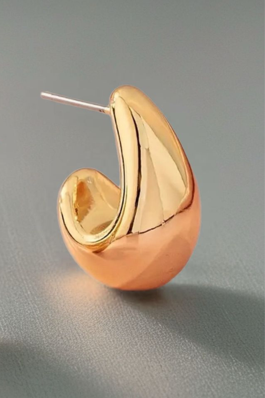 Liquid Drop Earring - Gold