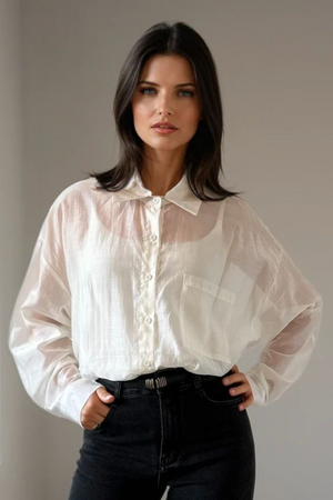 Lumen Blouse Cloud
