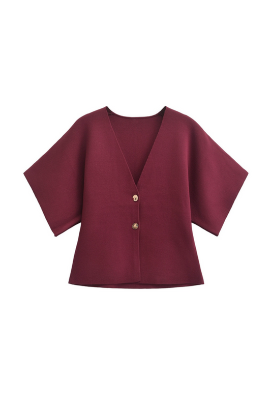 The Solé Top Burgundy