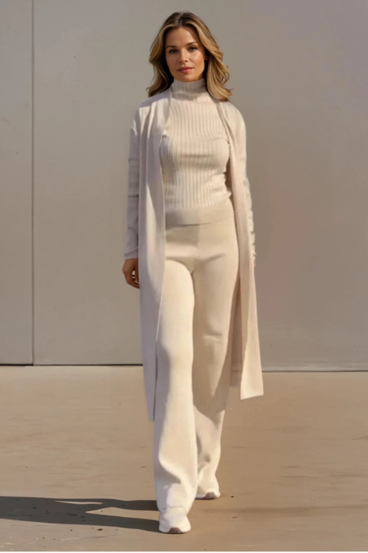 Sunday Luxe – 3-Piece Lounge Set - Cream