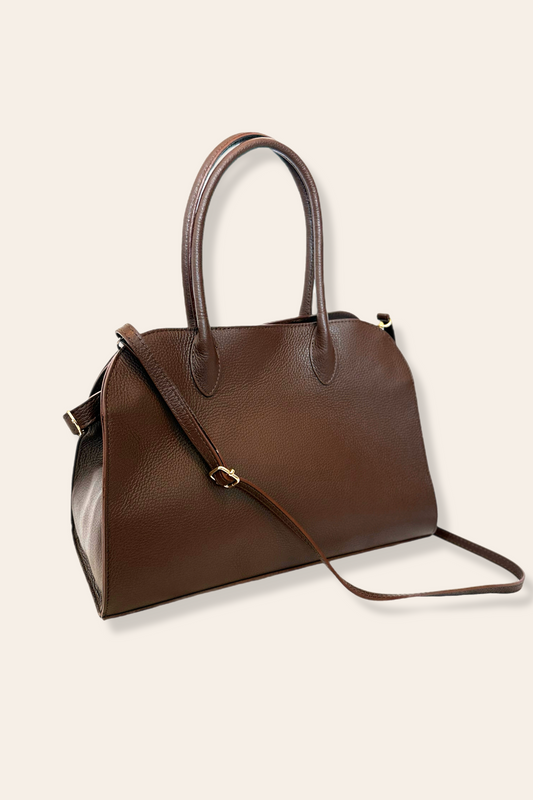 Siena Work Tote - Brown