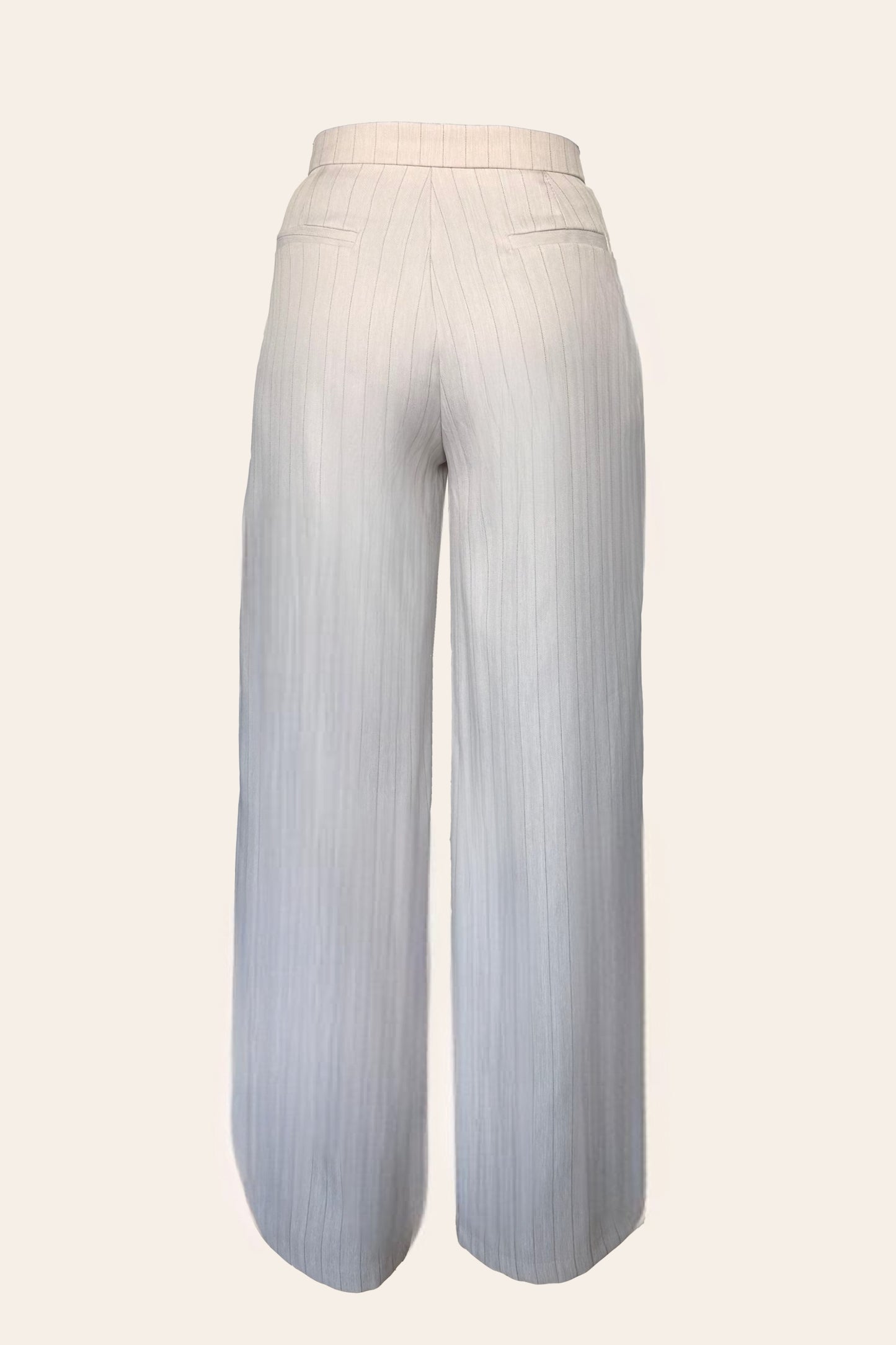 Atelier Krijtstreep Pants – Beige