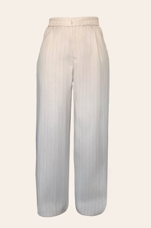 Atelier Krijtstreep Pants – Beige
