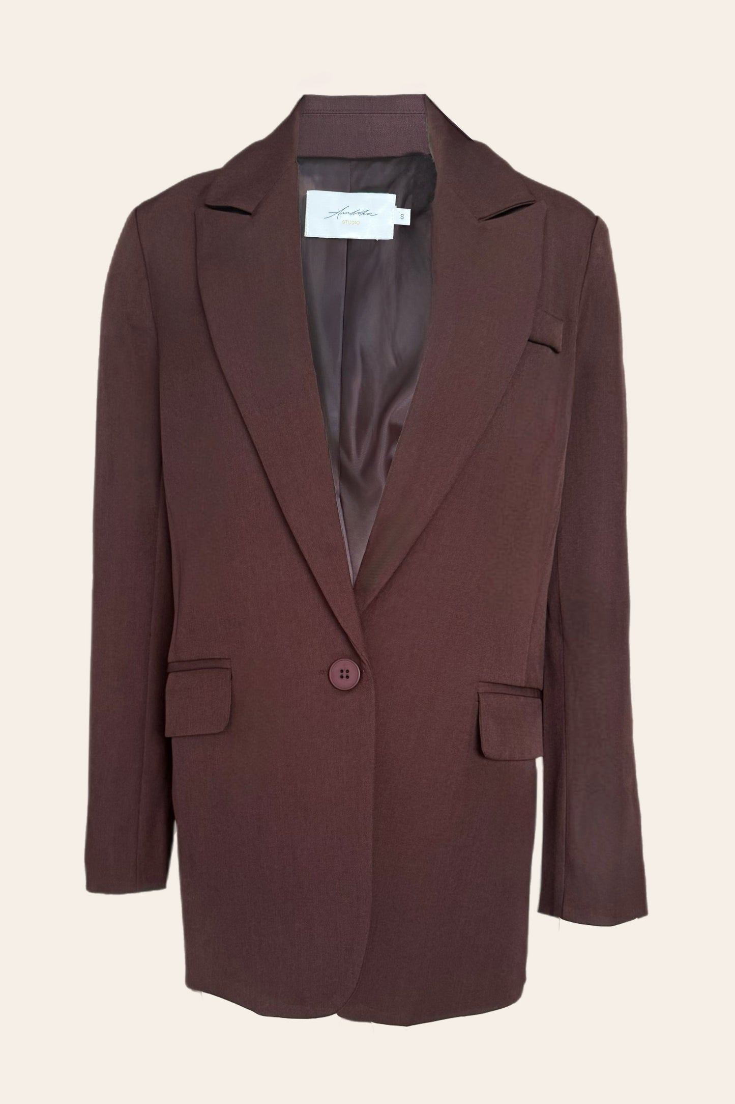 Noble Blazer Brown - Ambika Studio Semmy