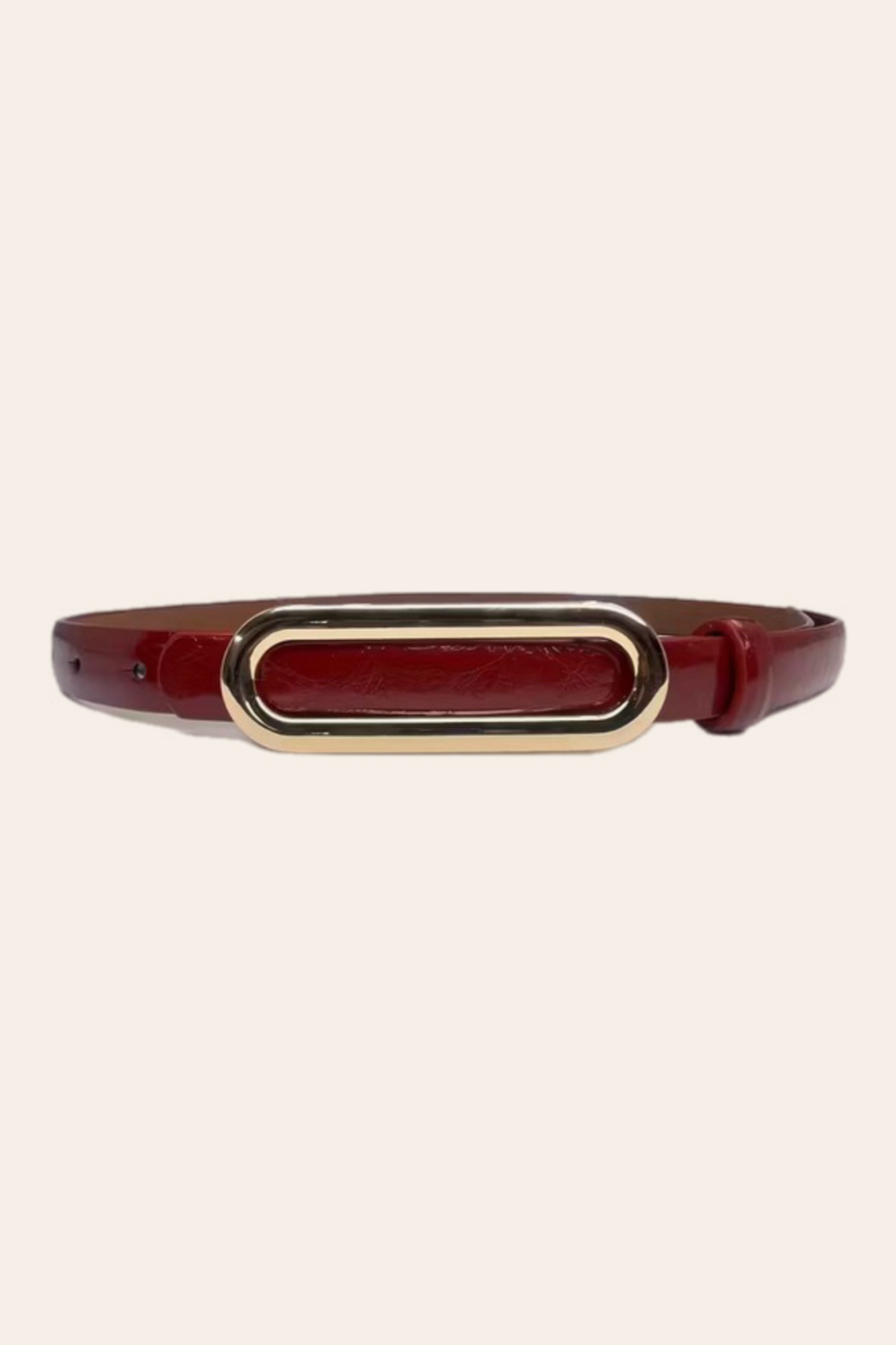 Burgundy Glow Belt