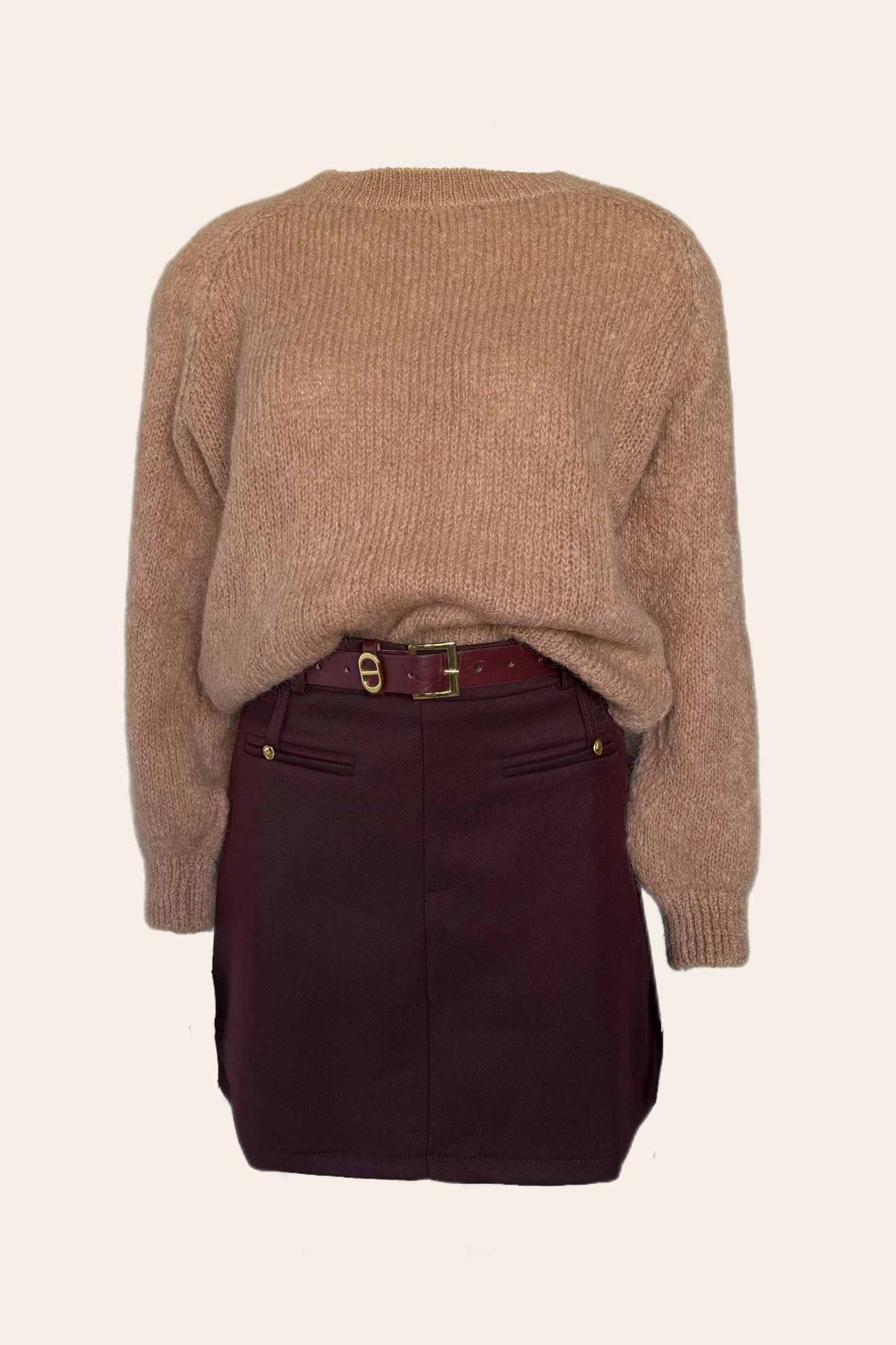 Cozy Camel Sweater
