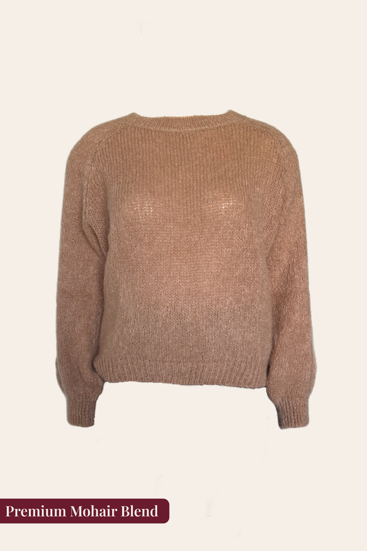 Cozy Camel Sweater
