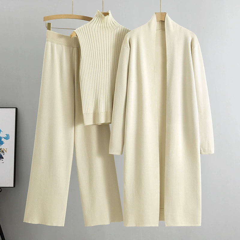 Sunday Luxe – 3-Piece Lounge Set - Cream