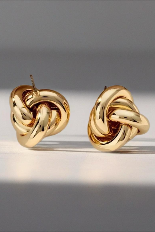 Golden Knot Earring