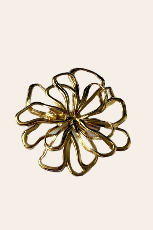 Golden Bloom Broche
