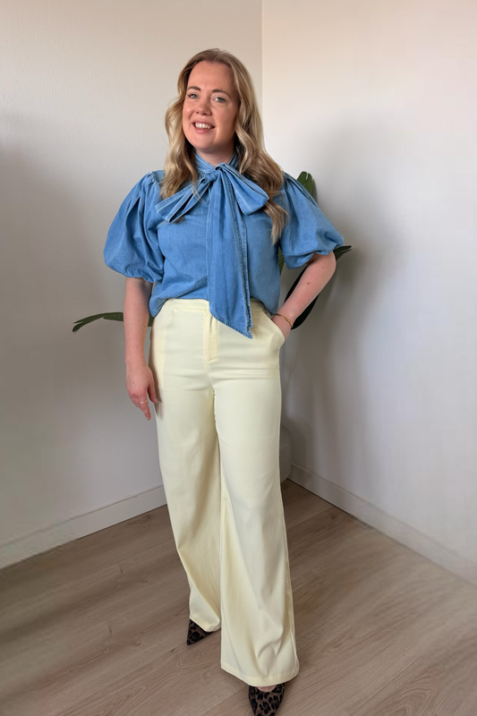 Halo Strik Denim Blouse