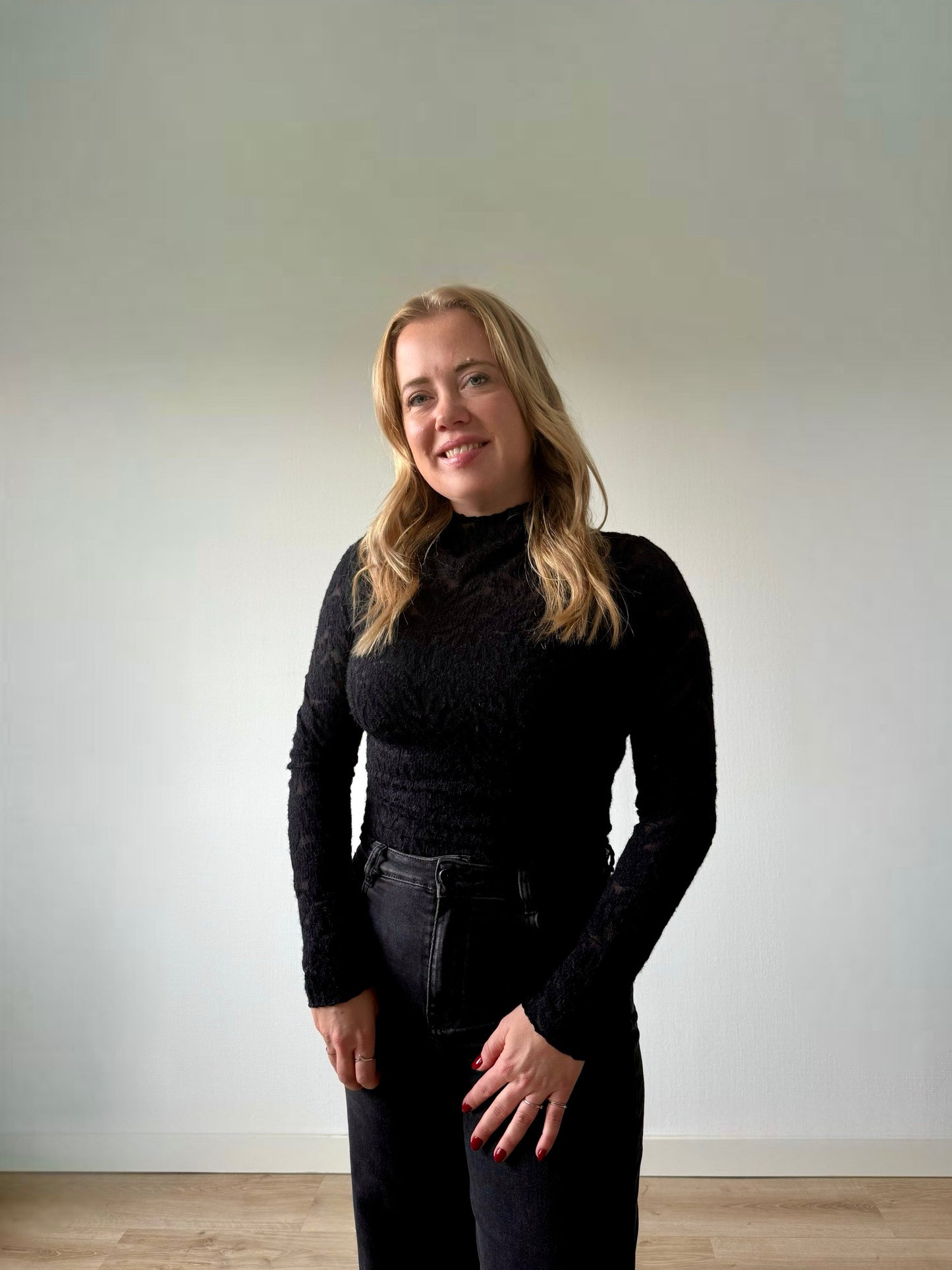 Velvet Leaf Top - Midnight