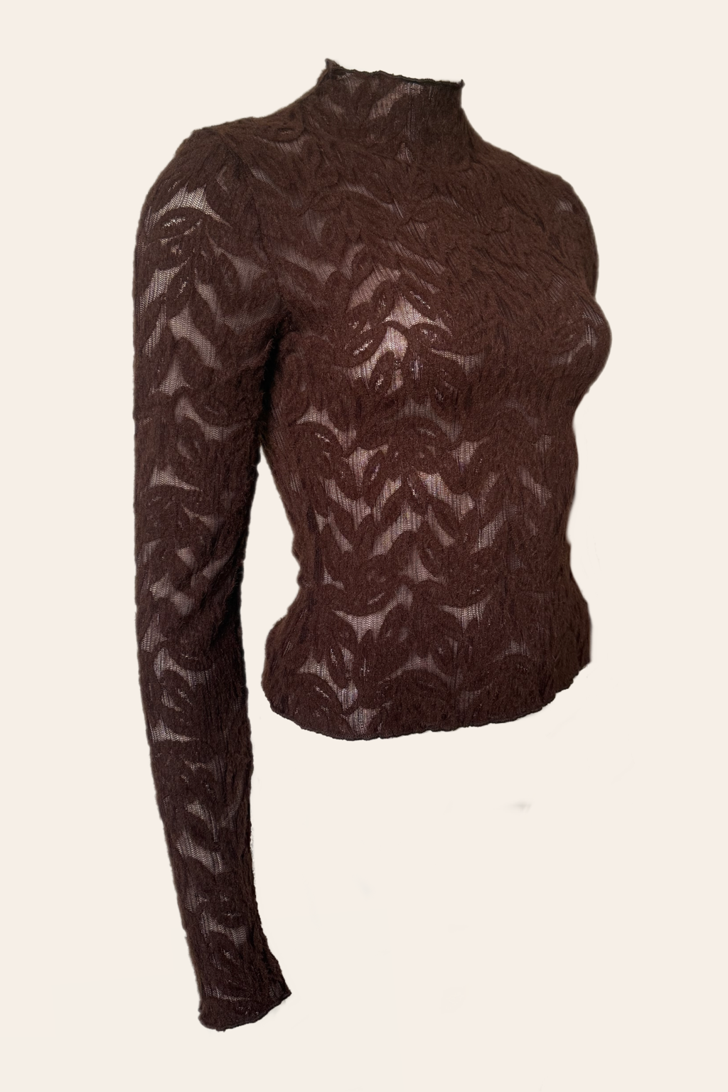 Velvet Leaf Top - Chestnut