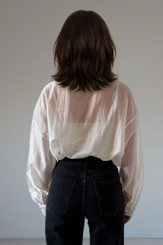 Lumen Blouse Cloud
