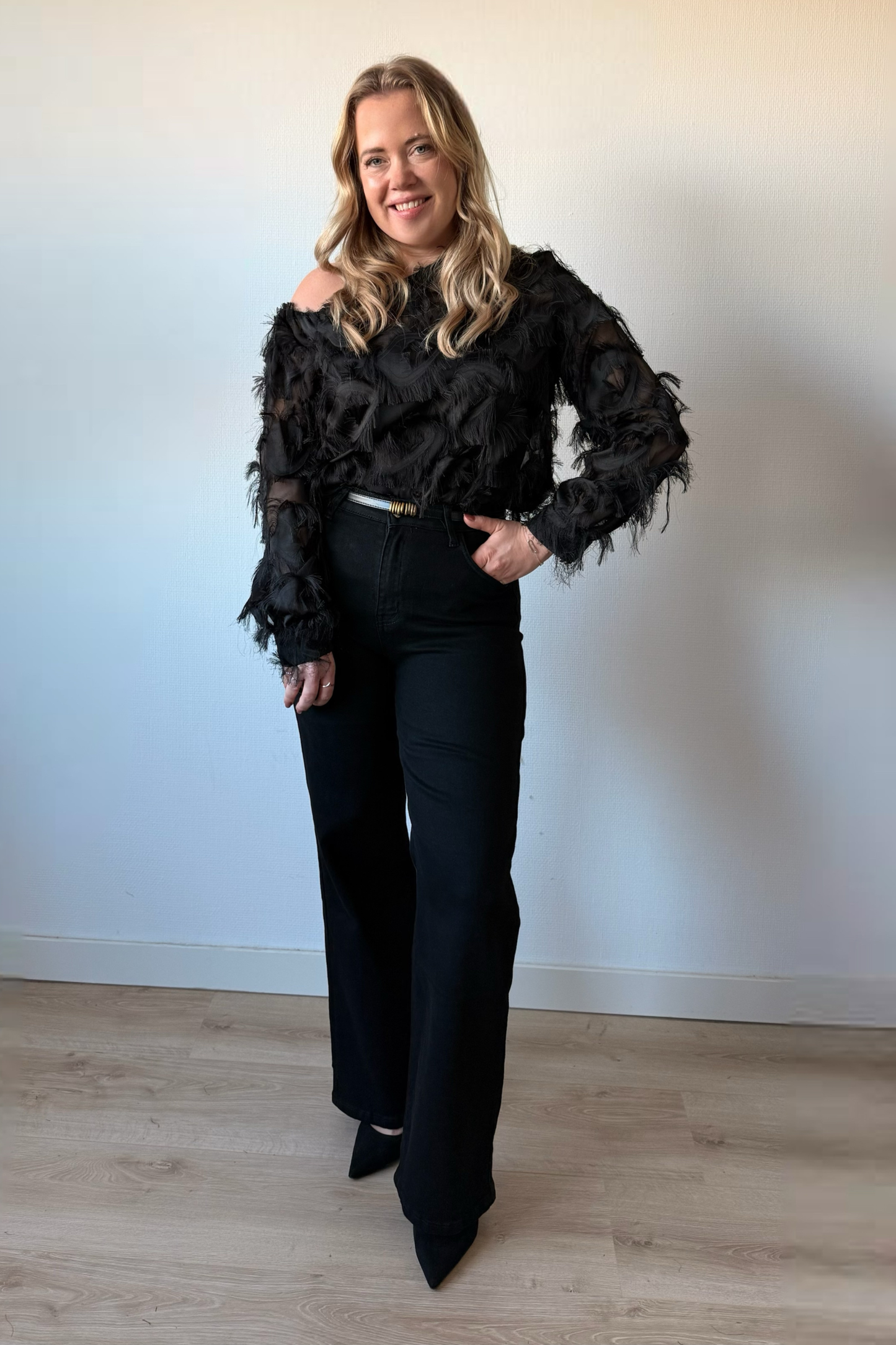 Midnight Muse Top – One Shoulder