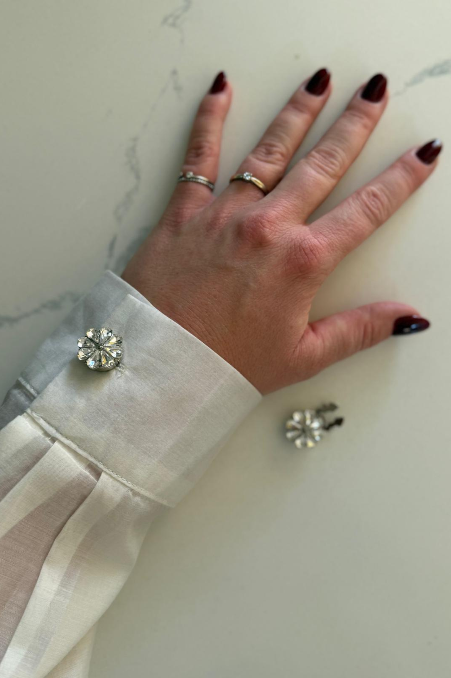 Sunday Charms - Chrystal Bloom Silver