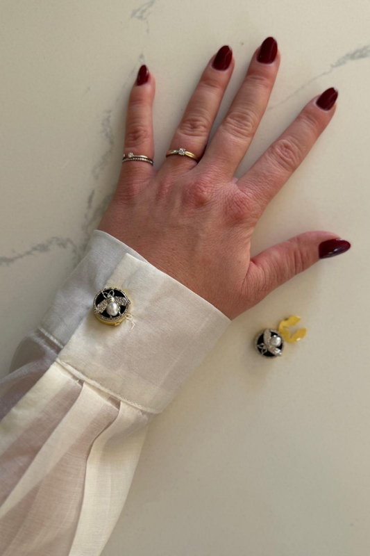 Sunday Charms - Honey Pearl Silver