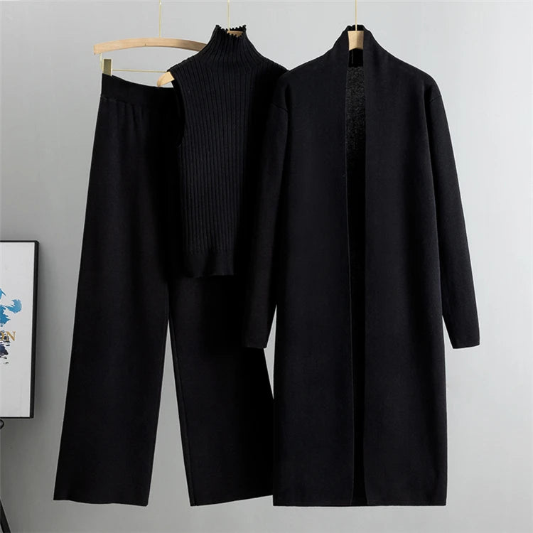 Sunday Luxe – 3-Piece Lounge Set - Midnight