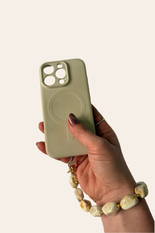 Marble Phone Cord – Oat