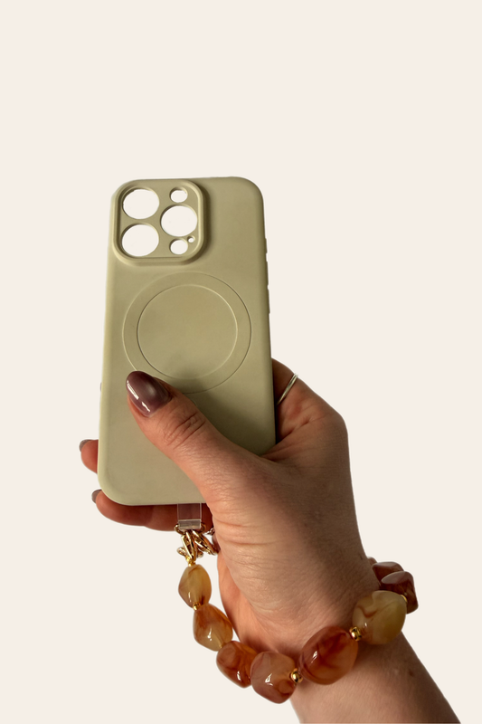 Marble Phone Cord – Amber