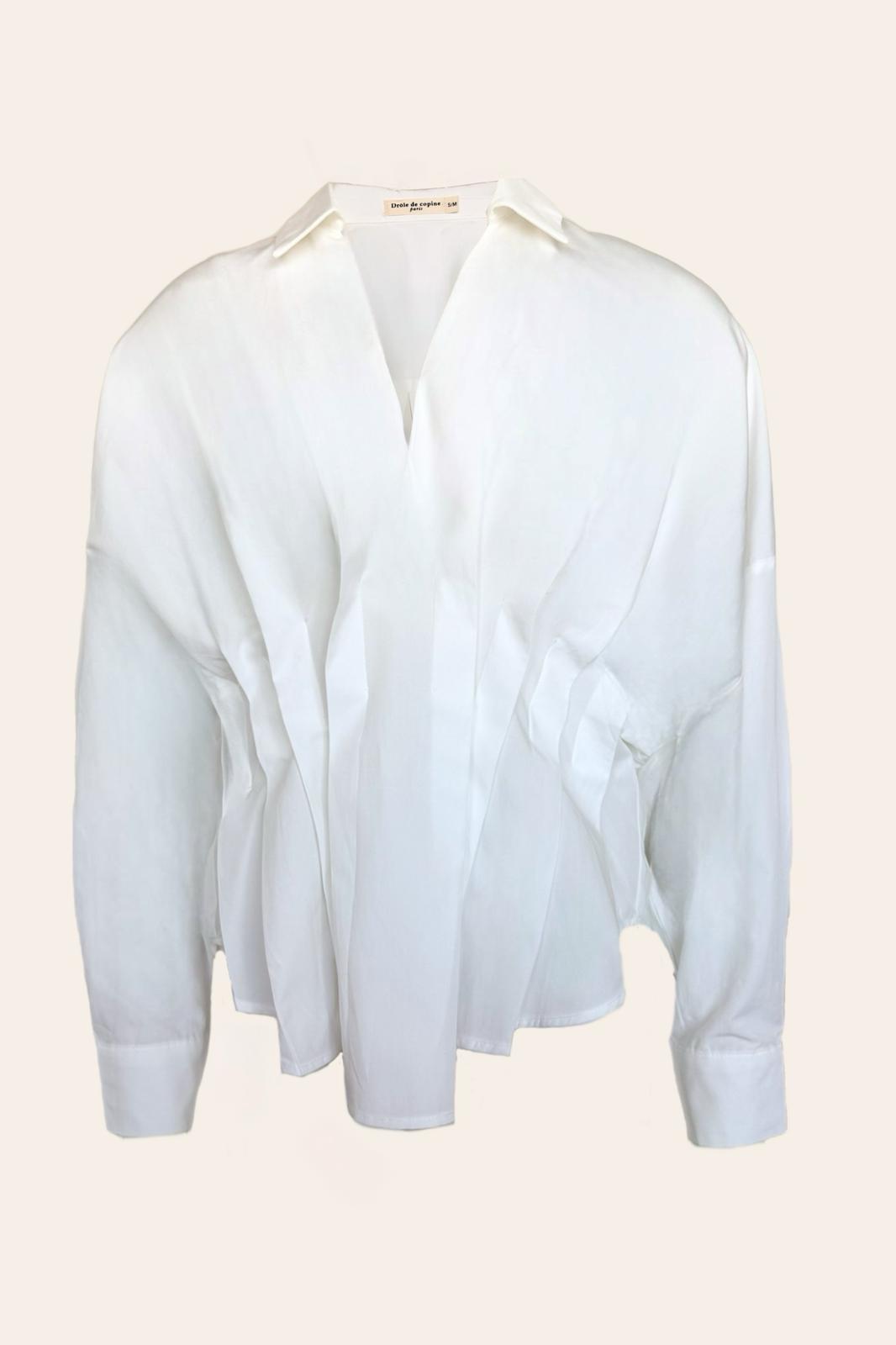 Veil Blouse – Oversized Blouse met Plooien