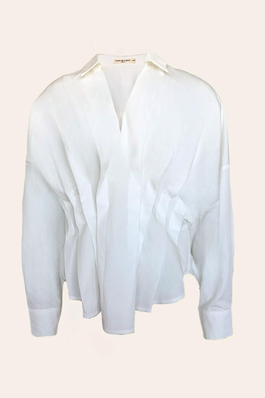 Veil Blouse – Oversized Blouse met Plooien