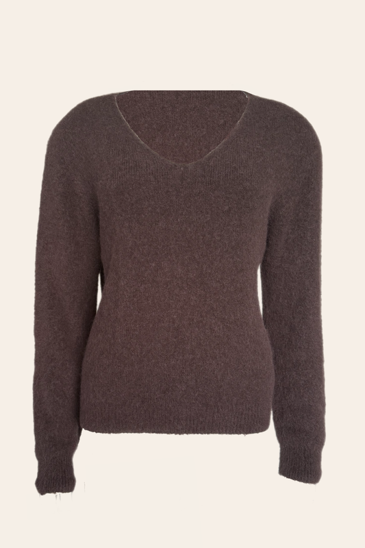 Whisper V Longsleeve - Cacao