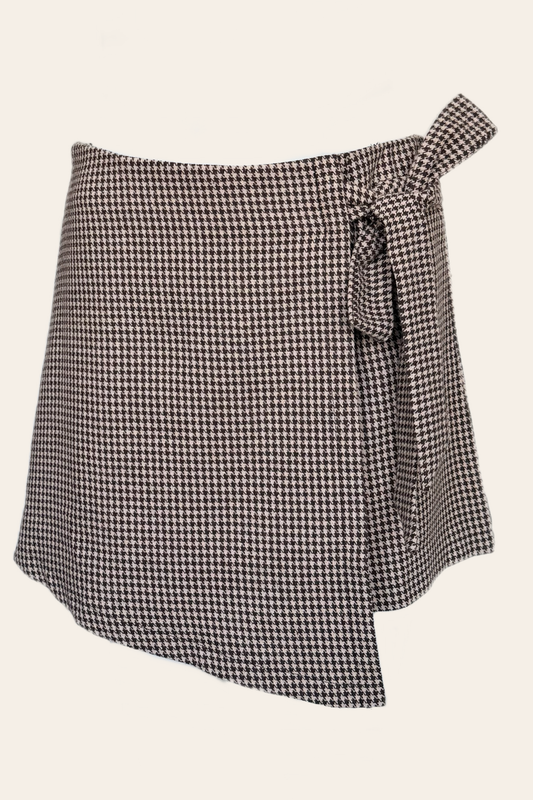 Wrap Check Skort
